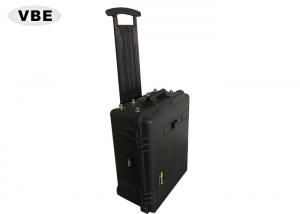 China Black Shell Portable Signal Jammer Hand Pull Box Structure 1000W Power Consumption factory