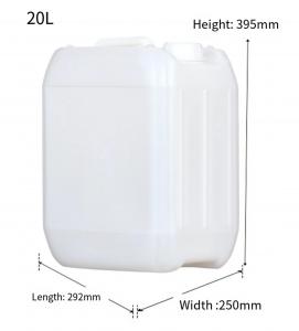 China Thick 1.4mm 5 Gallon Water Tank Blow Molding 20 Litre Bucket ISO9001 factory