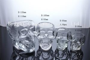 China Clear Glass Skull Beer Cup, mini wine glass shot glass on sale