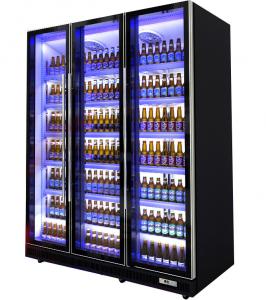 China Fashion Bar Hotel Refrigerator Wine Cooler Fridge Multideck Glass Door factory