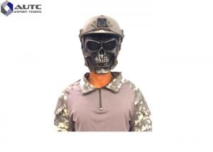 China Black Cool Military Tactical Masks , Custom Tactical Skull Face Mask Skeleton factory