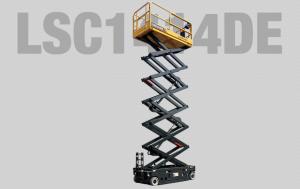 China Official Aerial Working Platform LSC1414DE, Chinese Self Propelled Hydraulic Tracked Scissor Lift factory