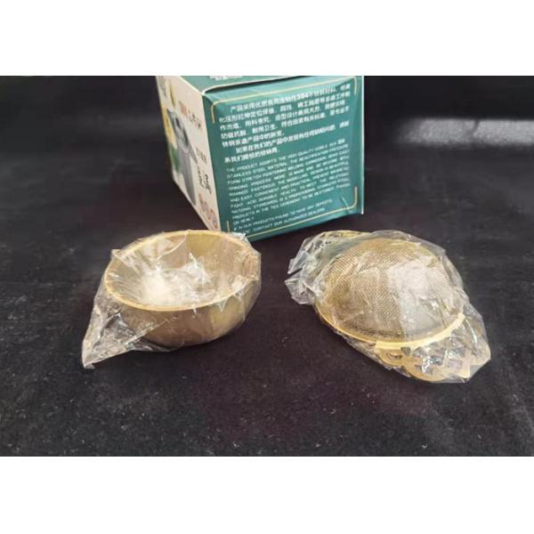 Fine Mesh SUS 304 Metal Tea Strainer Food Grade Mirror Polishing