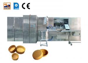 China Automatic Large Egg Tart Shell Production Line , Stainless Steel Material Cast Iron Baking Template. on sale