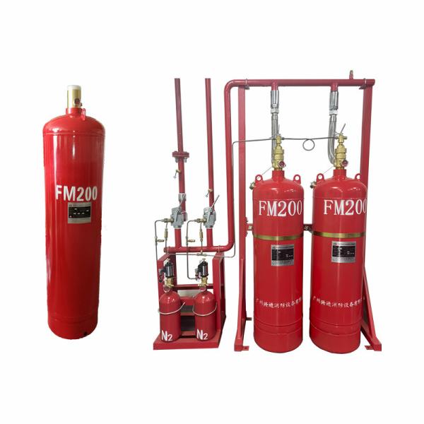 High Safety FM200 Pipe Network System Fire Suppression System 70L
