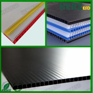 China Conductive Colorful ESD Storage Box / Recycled Polypropylene Corrugated Board factory