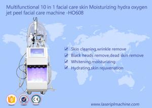 China 10 In 1 Multi Function Beauty Equipment Hydra Oxygen Jet Peel Facial Care Machine factory