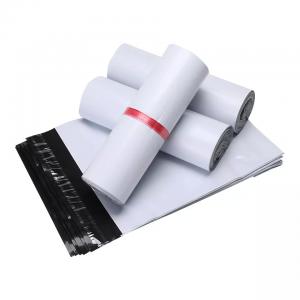 China Custom Printed Recycled Envelope Polymailer Bag White Black For Express Courier Shipping on sale