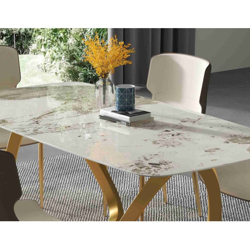Bright Modern Rectangular Dining Tables Italian Simple Home Rectangle Breakfast Table Set