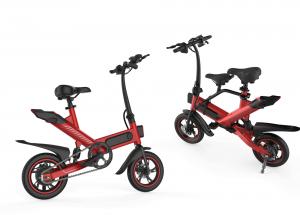 China Micro Adult Folding Electric Bike 36V 10AH Lithium Battery Powered Eco - Friendly factory