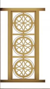China Solid Brass Casting Screens , Brass Decorative Partition Wall Spot on sale