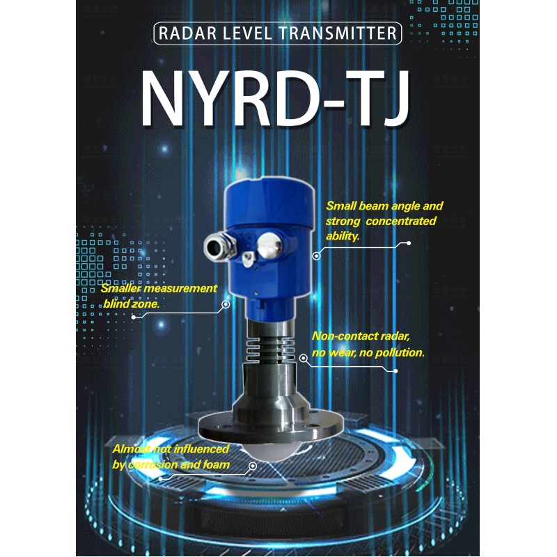 High Frequency Radar Level Transmitter Meter Wave Radar Solid Level Sensor 80G radar level meter 0~30 meters