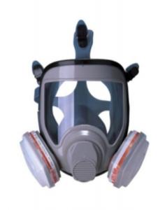 China TPE Grey Full Face Respirator Protection Dust Respirator Mask Dust Gas Defense factory