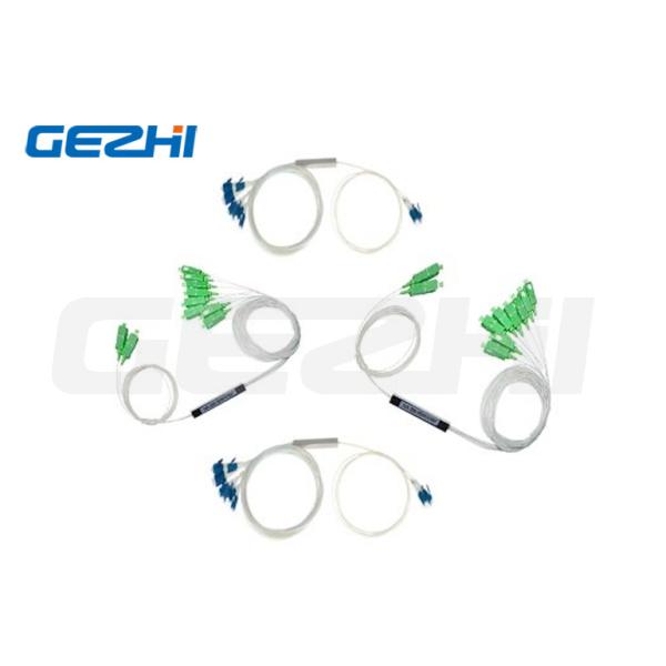 2X8 LC Singlemode 0.9mm G657A1 Steel Type Fiber Optic PLC Splitter In FTTx