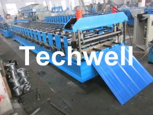China TW-18-228.5-914 Color Steel / Galvanised Roof Roll Forming Machine For 0.3 - 0.8mm Roof Panel on sale
