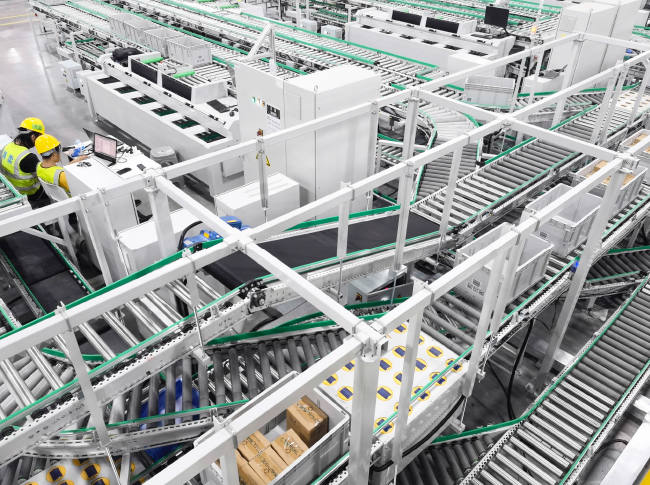 Carton Box Conveyor Sorting System Flexible Gravity Roller Conveyor System Logistics Sorting Warehouse Storage Rack