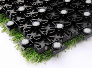 Anti Skid Interlocking Sports Flooring With Artificial Grass For Outdoor Sports