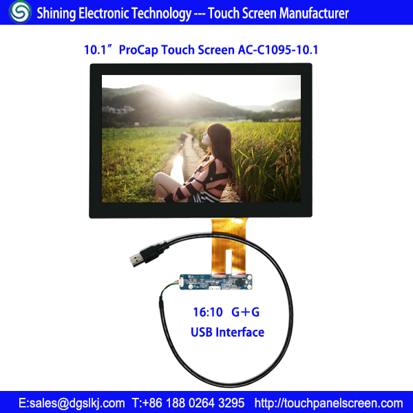 10.1 inch Capacitive Touch Panel For Industrial Touch Monitors