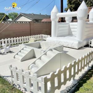 China Soft Play Climbers Playground Equipment Indoor White Bouncy Castle Toddler on sale