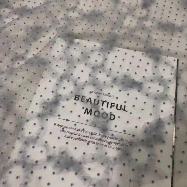 180gsm Tulle Net Fabric Fancy Mesh Dot Print Lace Fabric For Dress