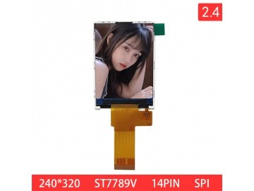 2.4 Inch LCD Screen Resolution 240*320 300 Brightness 14PIN MIPI Interface