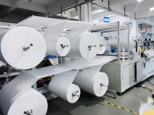 China 12KW Automatic Filter Bag Sewing Machines 220V Automatic Production Of Medium Efficiency Filter Bags factory