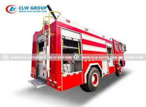 China HOWO 4x4 Fire Brigade Truck With 4000 - 6000L Water Foam High Pressure Water Sprinkler on sale