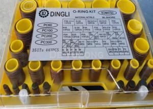 China  High Performance Tool O Ring Kit , Hitachi / Komatsu Metric O Ring Set factory