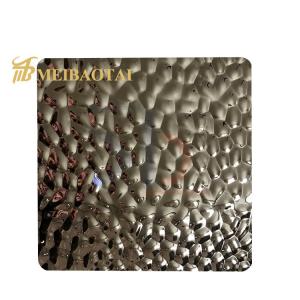 China 1mm Embossed Process Polished Stainless Steel Metal Plate factory