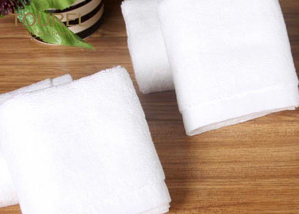 China Customized Hotel Face Towel White 100% Organic Cotton Bulk factory