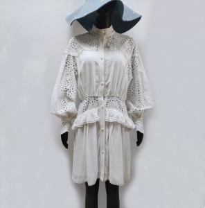 China 100 Lyocell Material Crochet Midi Dress Cotton Tencel Lyocell Women'S Clothing on sale