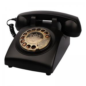 China Black Corded Landline Phone Vintage Wall Phone With Recording Function factory