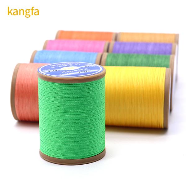 Polyester 0.8mm Flat Wax Thread for Hand Sewing Leather DIY Small Roll Manual Thread