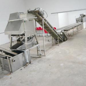 China Semi-automatic potato chips making production line machine of potato chips factory