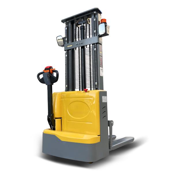 Battery Operated Fully Electric Pallet Stacker With 0.75 Ton Capacity