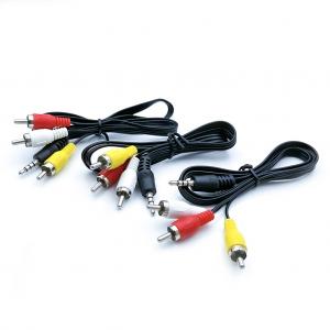 China 20m Video Audio Cables 3 RCA To 3 RCA With Male Plug Adapter Audio Converter on sale