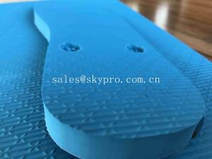 China Blue EVA Foam Sheet Good Memory Foam Sheet for Making Shoes Sole Flip Flop factory