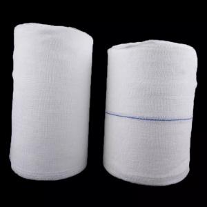 China 90cm X 100m Sterile Hydrophilic 100% Cotton Absorbent Medical Cotton Roll Disposable Sterile Gauze Roll on sale