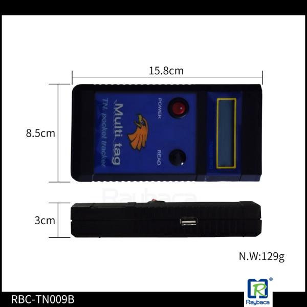 Compact Size Handheld RFID Reader LF RFID Chip And Tag Reader RBC - TN009B
