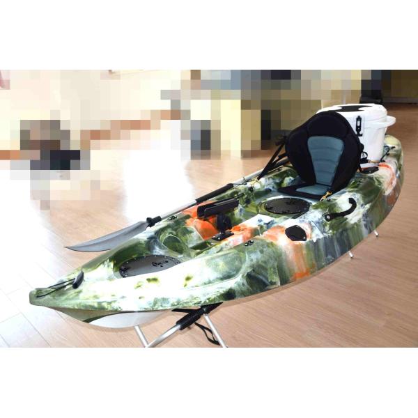 Plastic Lldpe Sit On Top Kayak , All Around Ride On Top Kayak Manoeuvrable Unique Hull Desig