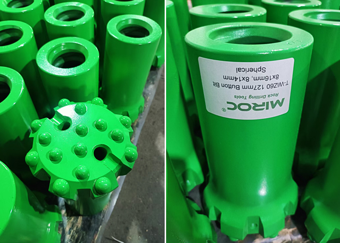 T-WIZ60 102mm Threaded Button Rock Drill Bit