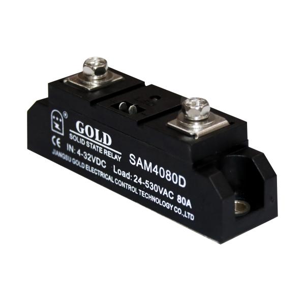 80A Single Phase Solid State Relay Normally Open DC4V-32V AC24V-480VAC