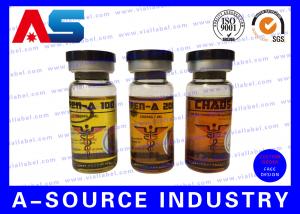 China 15ml Peptide Bottle Labels , Hologram Printed Personalized Bottle Labels factory