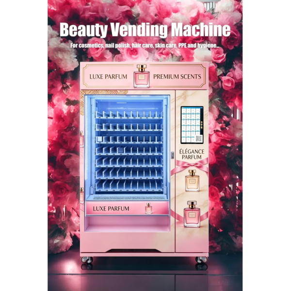 Large-Capacity Perfume Vending Machine With Conveyor Belt Elevator — Smart Fragrance Retail Solution for Shopping Malls & Airports