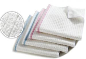 China Color Coded Car Cleaning Towel Split Sufficiently White Microfiber Towels on sale