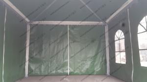 China 3x3M Aluminum Camouflage Military Army Tent With Transparent PVC Windows factory