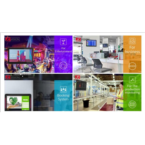 Wall Mounted Meeting Room Display Screens Meeting Room Schedule Display 10.1'' 13.3'' 15.6''