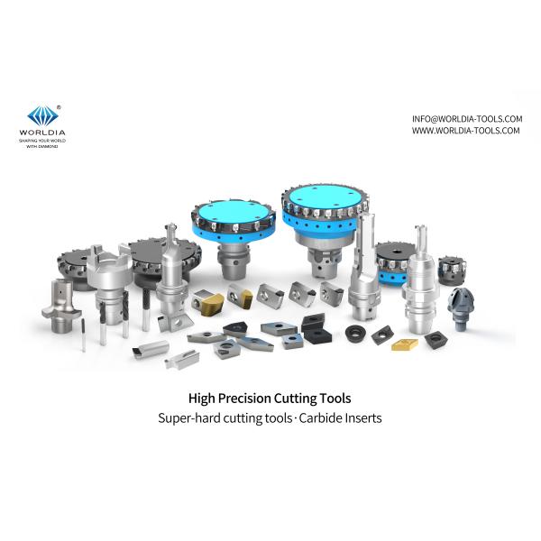 CNGA120404 PCBN Carbide Insert Lathe Tools WORLDIA Cutting Tools For Cast Iron