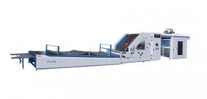 China Automatic 2+2+1 Three In One 5 Ply High Speed Flute Corrugated Paper Laminating Machine With Servo Motor factory