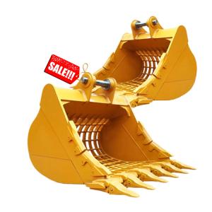 CAT320 ZX330 Excavator Seive Bucket , OEM ODM Durable Skeleton Bucket
